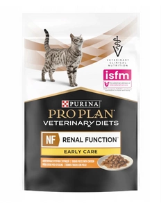PRO PLAN Veterinary Diets NF Early Care Inkstų funkcija katėms drėgnas ėdalas su vištiena 85g