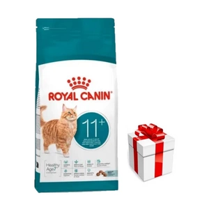ROYAL CANIN Ageing Senior 11+ 2 kg sauso ėdalo suaugusioms katėms, vyresnėms nei 11 metų + Staigmena katei