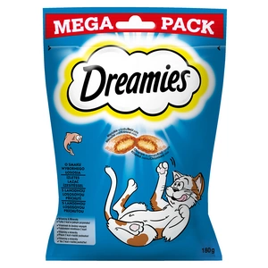 DREAMIES 180 g - išskirtinio lašišos skonio skanėstas katėms