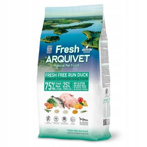 ARQUIVET FRESH - Pusiau drėgnas ėdalas šunims antis su vandenyno žuvimis 10 kg