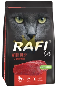 DOLINA NOTECI Rafi Cat sausas kačių ėdalas su jautiena 7kg