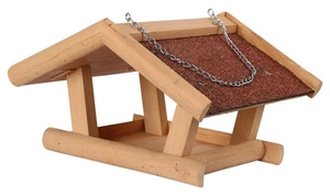 KERBL Stubbs paukščių lesyklėlė, medinė, 29 x 28 x 18 cm