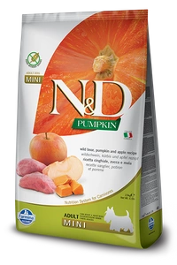 Farmina N&D Pumpkin Grain Free šunims BOAR AND APPLE ADULT MINI 800g