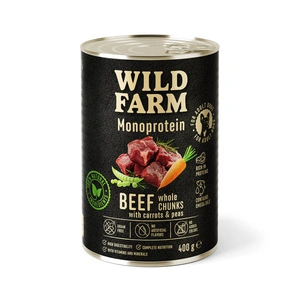 Wild Farm Monoprotein Beef 400g hipoalerginis maistas šunims