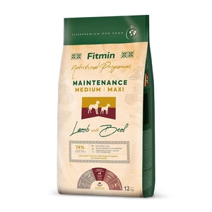 FITMIN Medium Maxi Maintenance Lamb&amp;Beef 12kg