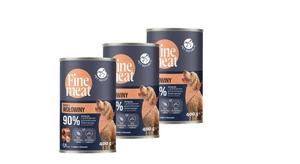 PetRepublic Fine Meat jautienos patiekalas šunims 3x400g