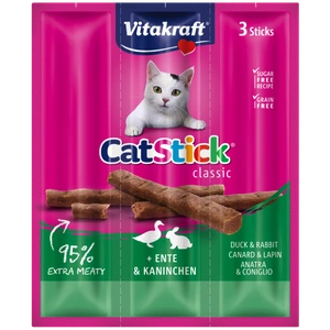Vitakraft Cabanos Cat Stick Mini triušis ir antis katėms 18g
