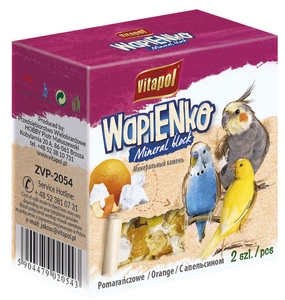 VITAPOL Mineralinis akmuo paukščiams apelsinų skonis 2vnt.