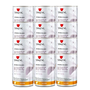 Disugual Veterinarinis drėgnas HEPATIC kalakutienos ėdalas šunims (suaugusiems) 12x400g