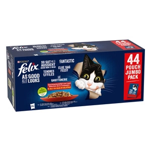 Felix Fantastic MIX skonių želė: 44x85g