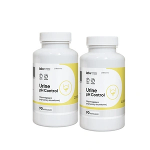 LAB-V Šlapimo pH kontrolė - parama šunims ir katėms, sergantiems struvito akmenlige 2x90 kapsulių