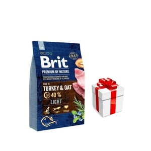 Brit Premium By Nature Light 3kg + Staigmena Šunui