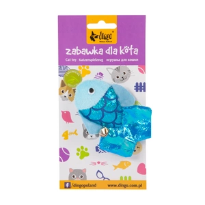 DINGO kačių žaislas pliušinė žuvis