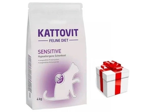 Kattovit Sensitive 4kg sauso maisto + STAIGMENA KATEI