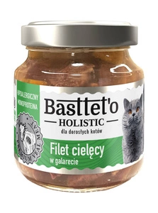Basttet'o Holistinė veršienos filė galetėje katėms 130g