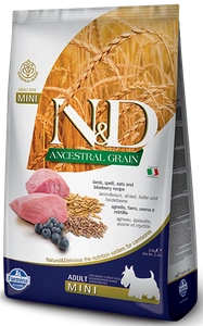 Farmina N&amp;D Ancestral Grain LAMB &amp; BLUEBERRY ADULT MINI 7kg
