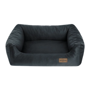 RECOBED Welur Plus sofa pilka L 100x80cm