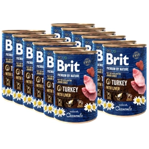 Brit Premium by Nature Junior Turkey With Liver 12x400g