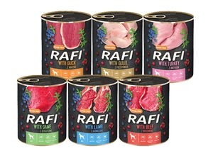 DOLINA NOTECI Rafi mišinys šunims 12x800g