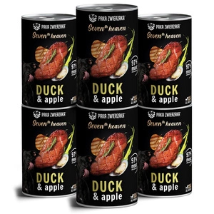 Paka Zwierzaka - Septintas dangus - Antis ir obuolys 6x400g