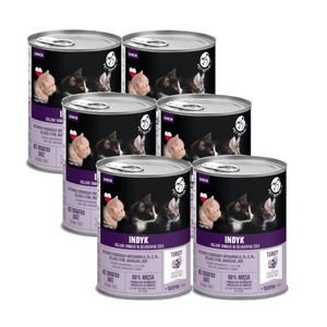 PetRepublic gabalėliai padaže su kalakutiena 6x400g katėms