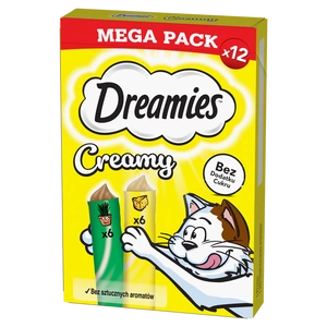 DREAMIES Kreminis su sūriu ir katžole 12x10g