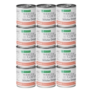 NATURES PROTECTION Superior Care White Dogs Adult Salmon 12x140ml