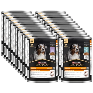 PRO PLAN Kasdienė mityba Suaugusiems šunims Skirtas maistas Įvairių skonių želė 24x400g