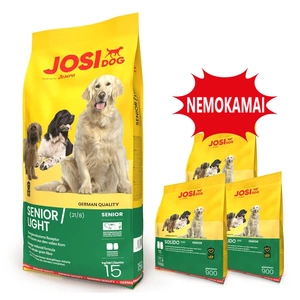 JOSERA JosiDog Senior/ Light 15kg + 2,7kg JosiDog Solido NEMOKAMAI!!