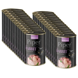 DOLINA NOTECI Piper sterilizuotoms katėms su triušiu 24x400g