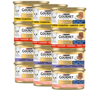 Purina Gourmet Gold putėsių mišinio skoniai 12x85g