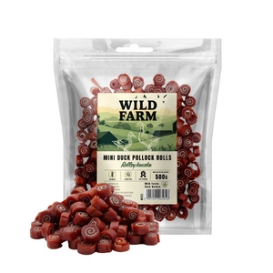 WILD FARM ančių ritinėlis 500g skanėstų šunims