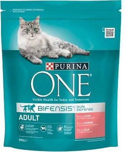 Purina One Cat suaugusiųjų ėdalas su lašiša 800g