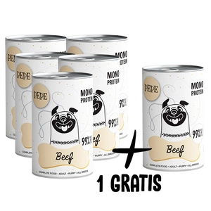 PEPE MONO PROTEIN jautiena 5x400g+1 NEMOKAMAI !!!