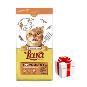 VERSELE-LAGA Lara Adult Turkey & Chicken 12,5kg - suaugusių kačių ėdalas su kalakutiena ir vištiena + Staigmena katei